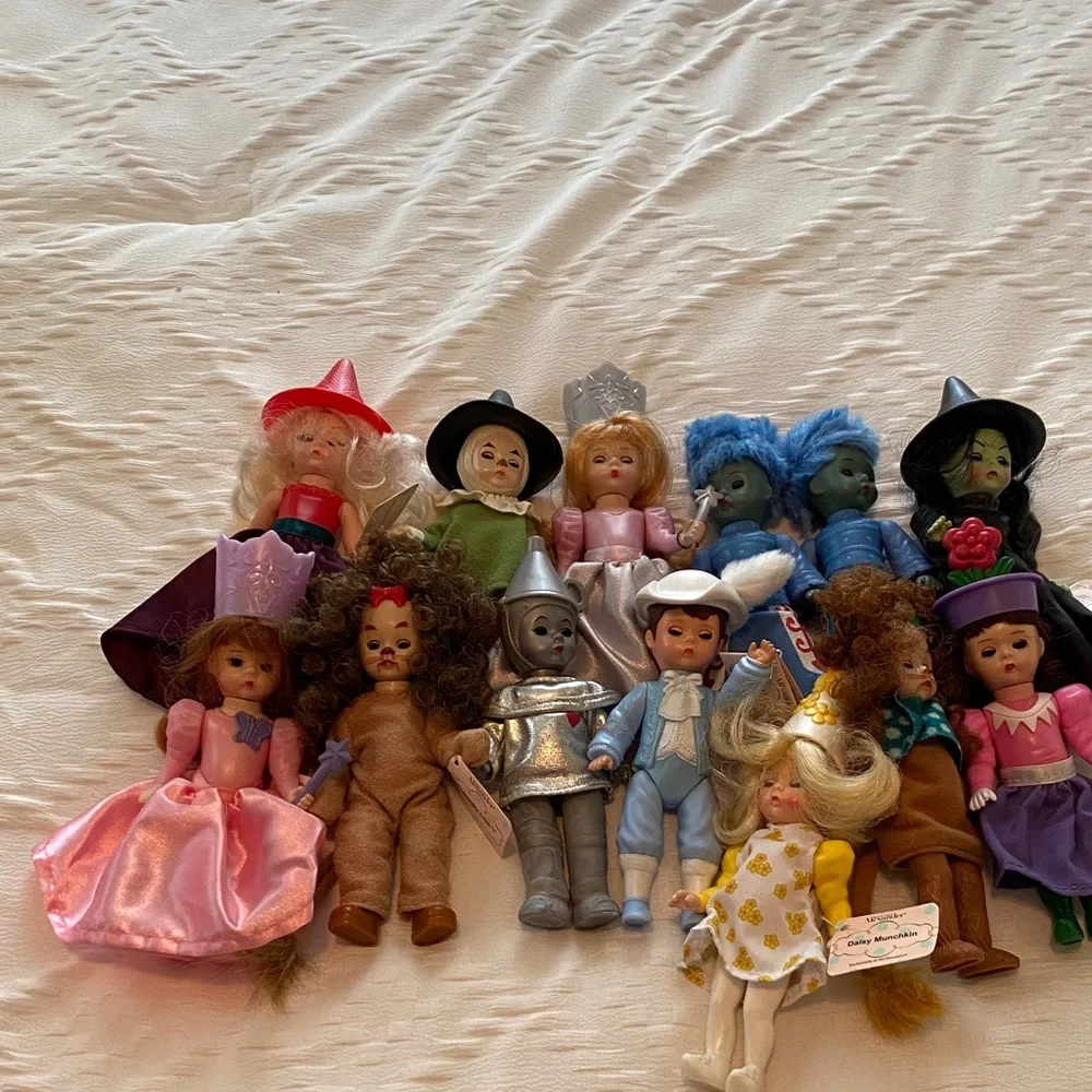 McDonald's Tin Man Mini Doll in Silver Packaging with Assorted Dolls